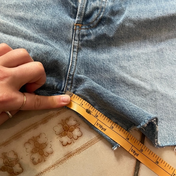 NWT Denim Forum Shorts - Picture 8 of 9